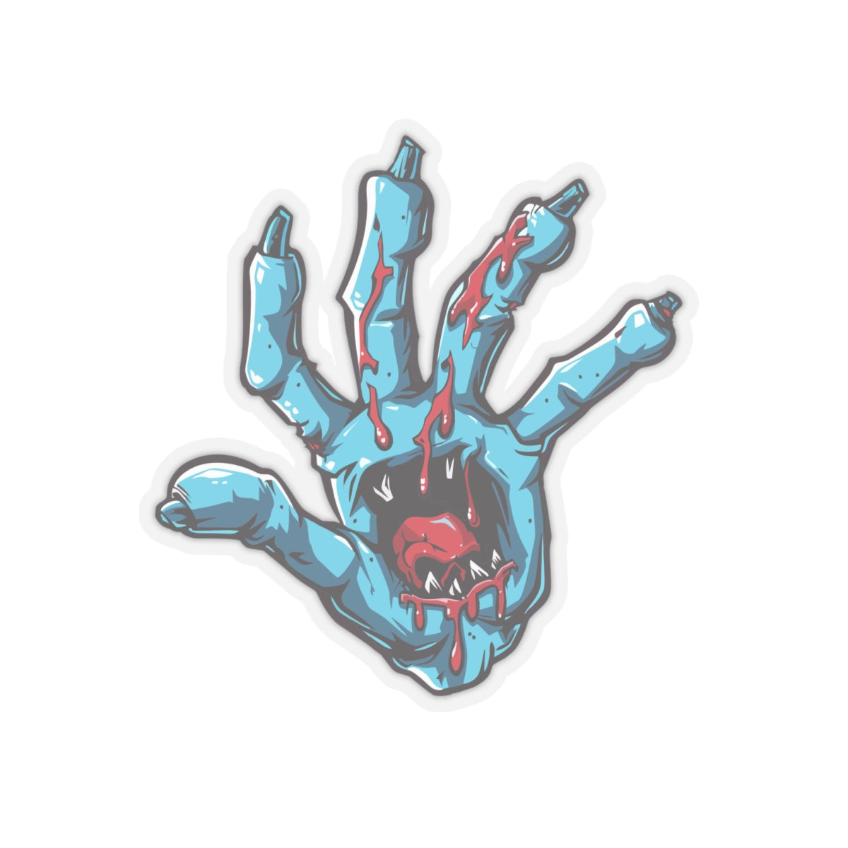 Monster hand Kiss-Cut Sticker