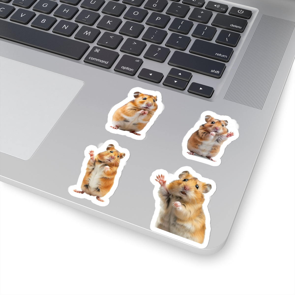 Cute Hamsters meme Kiss-Cut Sticker