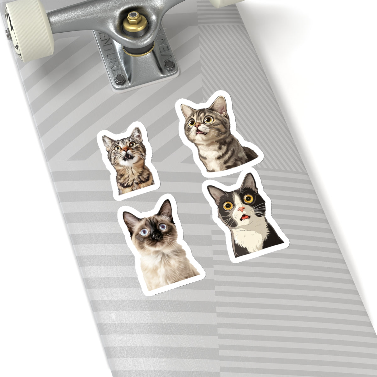 Snooty cats Kiss-Cut Sticker