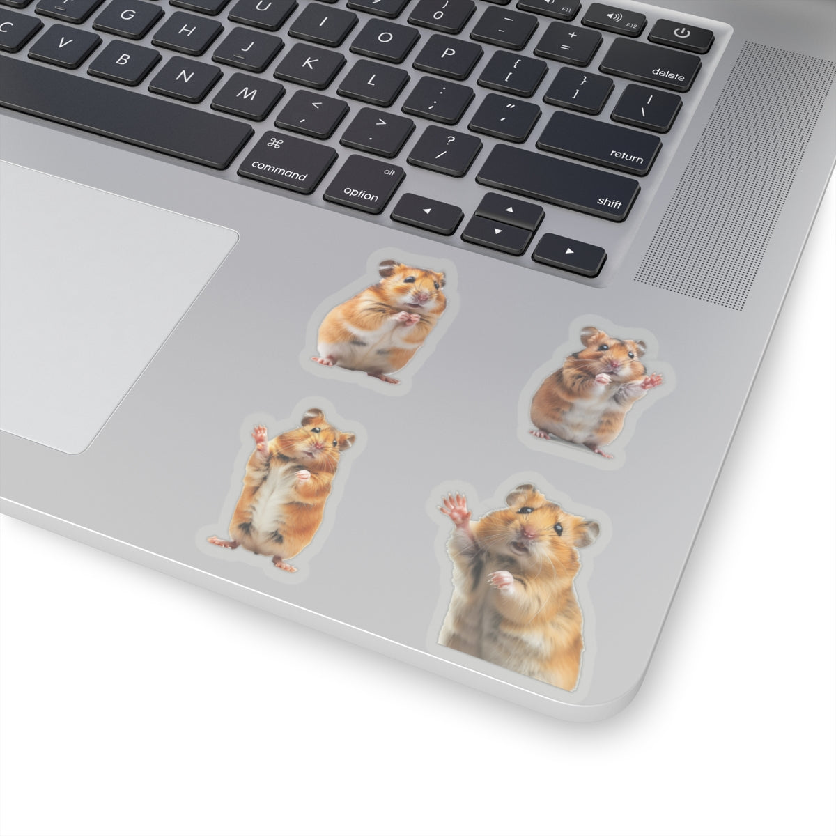 Cute Hamsters meme Kiss-Cut Sticker
