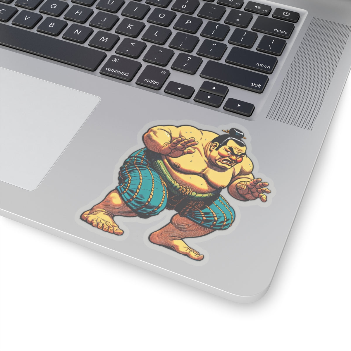 Angry Japan Sumo Kiss-Cut Stickers